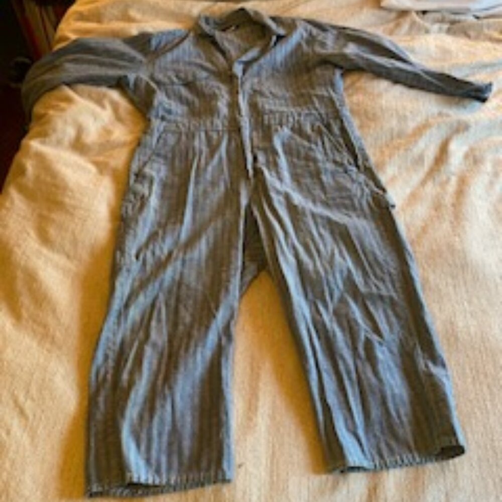 Vintage Striped Jumpsuit/Workwear